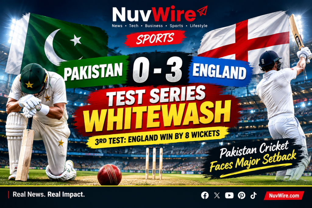 Pakistan vs England Test series whitewash 3-0, England win 3rd test by 8 wickets in Birmingham